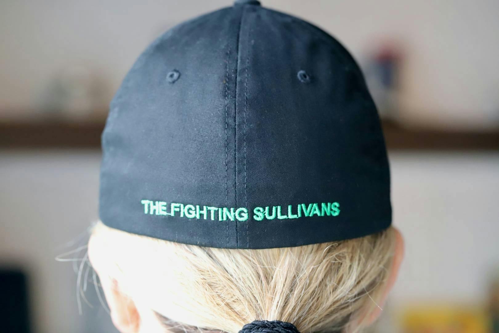 USS IOWA Collegiate Branded Submarine Ball Cap - Sullivans-rear